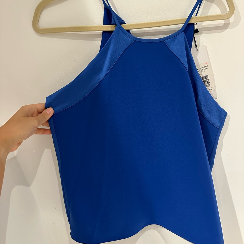 Parker blue Blouse L BNWT